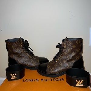 Louis Vuitton Wonderland Flat Ranger Boots
